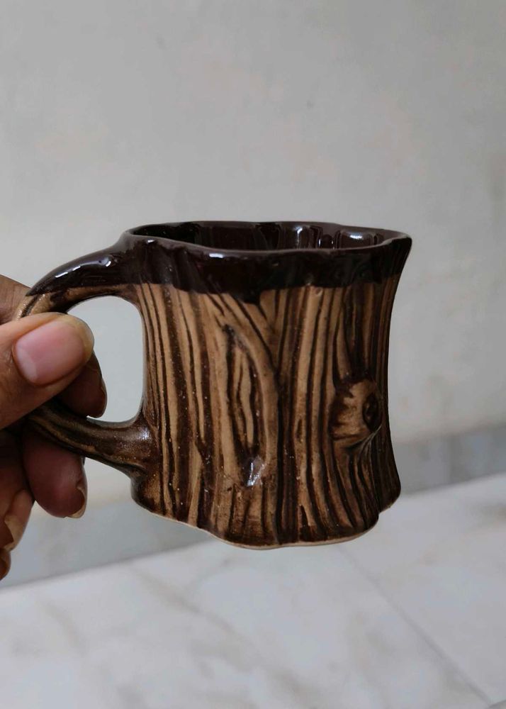 Unique Tree Trunk Mug