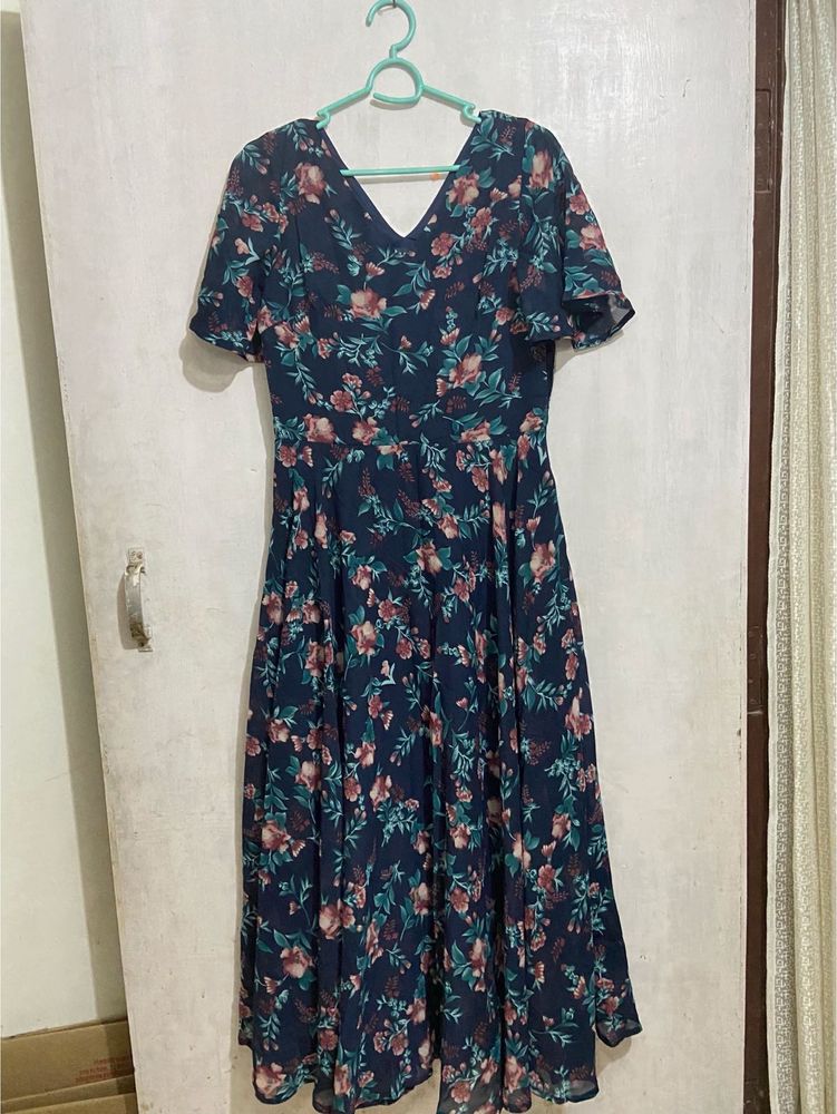 Floral Print Midi Dress