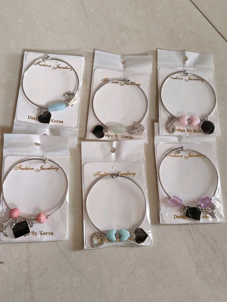 Cute Fashion Jewellery Breclet Set Of Six