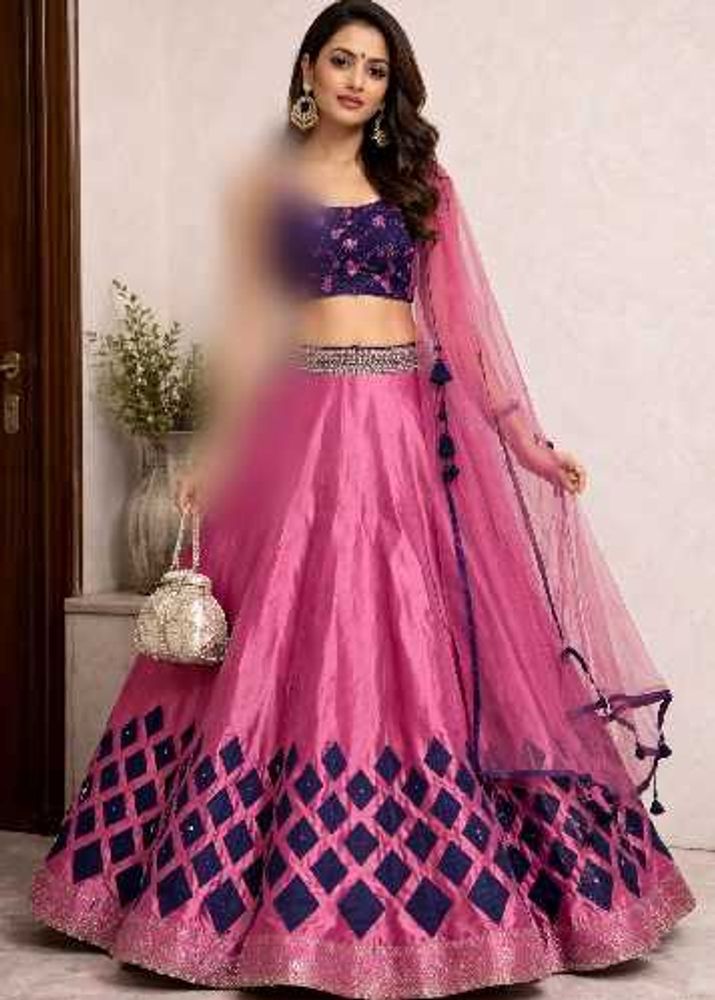 Pink Lehenga Choli Set