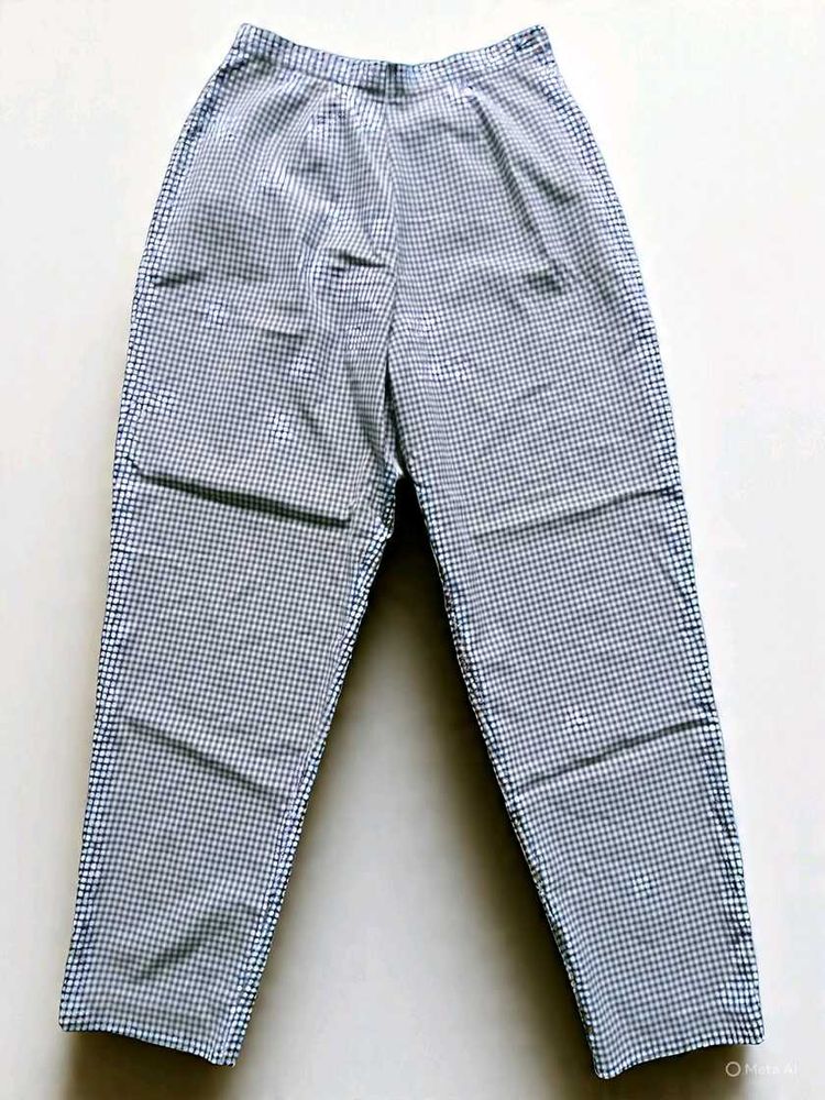 Checked Casual Pants