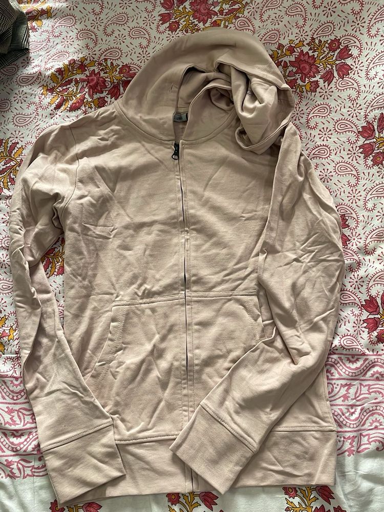 NEW BLUSH PINK  Zip-Up Hoodie