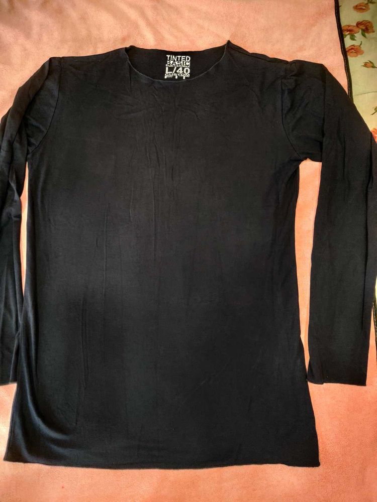 Tinted Basic Full Sleeves Slim Fif Tshirt