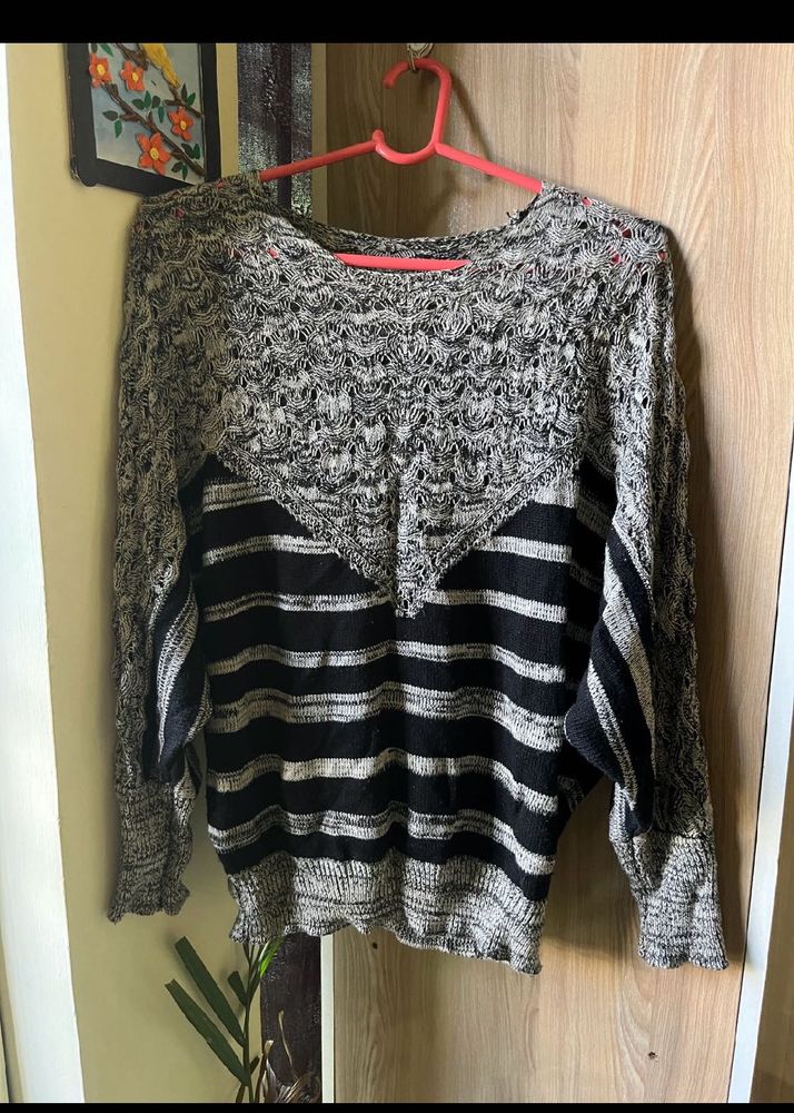 B1G1 Striped Knit Sweater