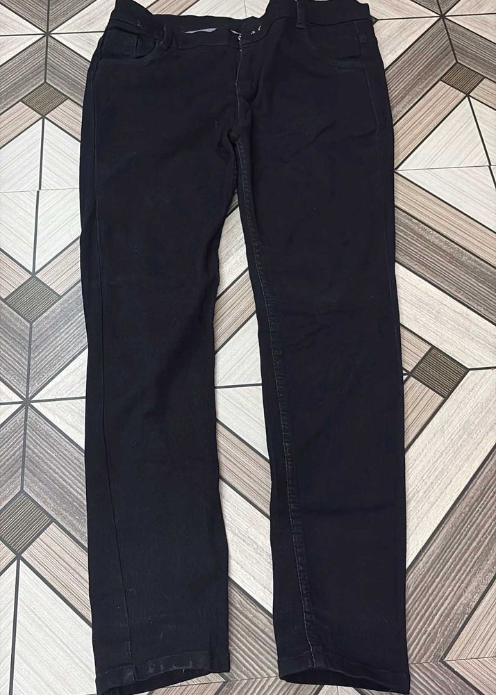 Classic Black Denim Jeans
