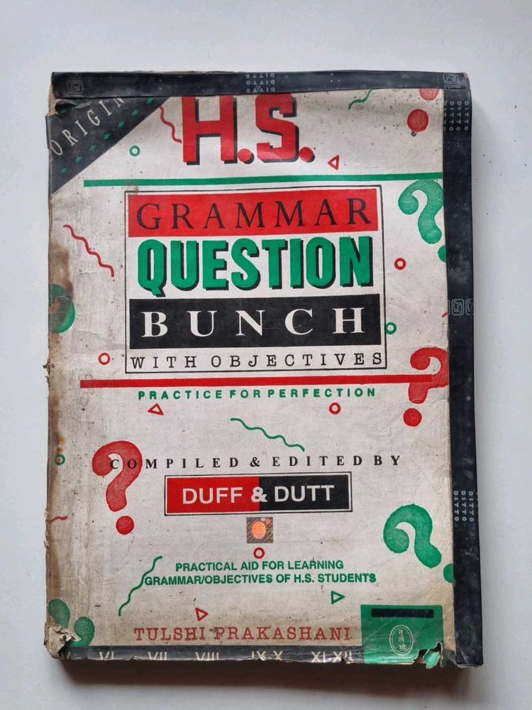 HS Grammar Question Bank With Objectives