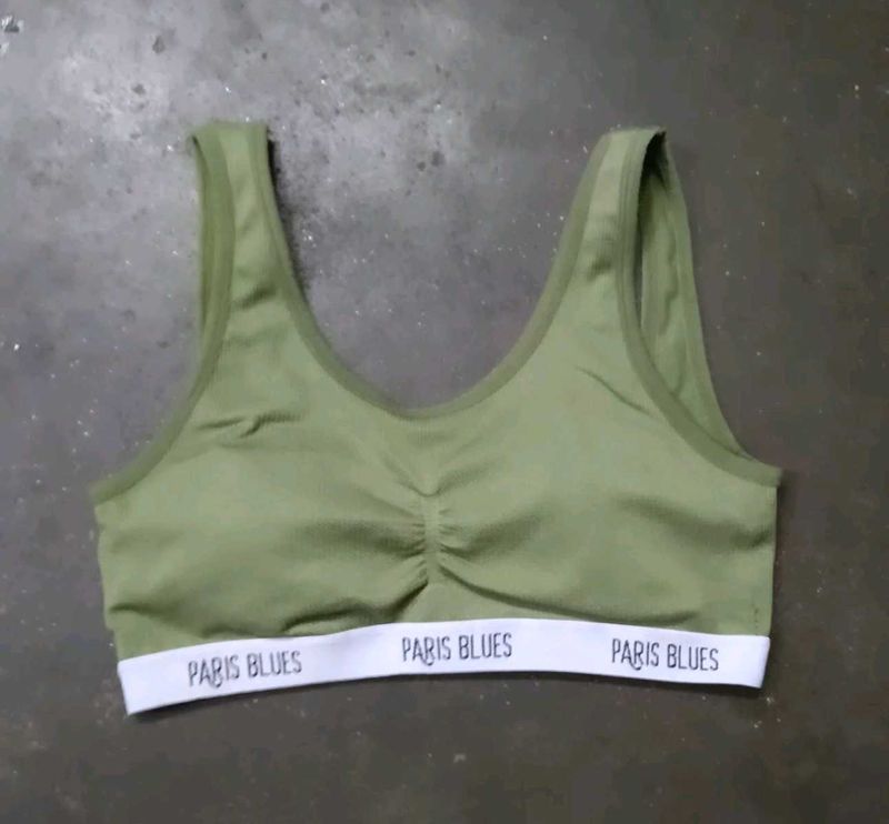 Paris Blues Sports Bra