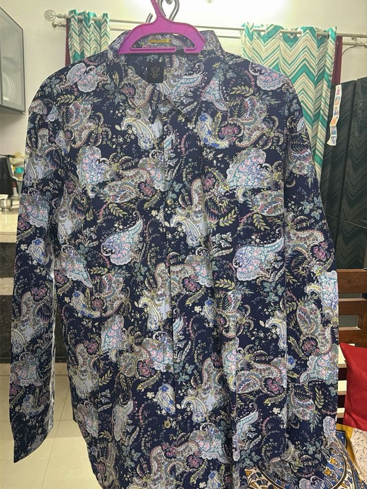 Stylish Paisley Print Men's Shirt