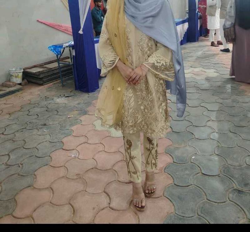 Embroidered Kurta Set with Pants