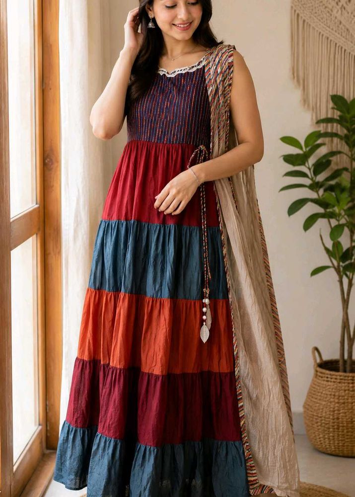 Bohemian Tiered Maxi Dress