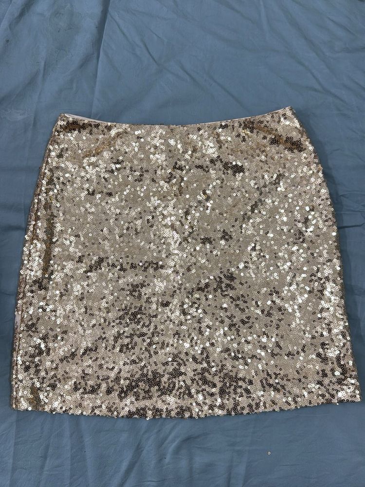 Sparkly Sequin Mini Skirt