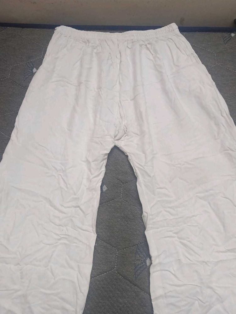 Comfortable White Palazzo Pants