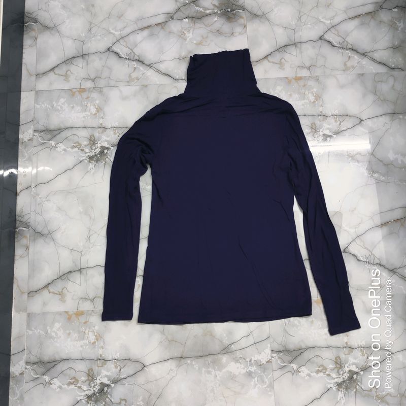 Streachable Turtle Neck Top