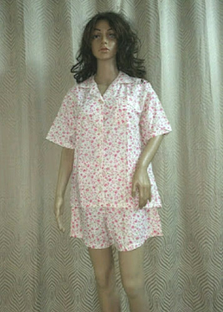 Night Suit New Cotton Night Dress Flower Printed Shorts And Shirt