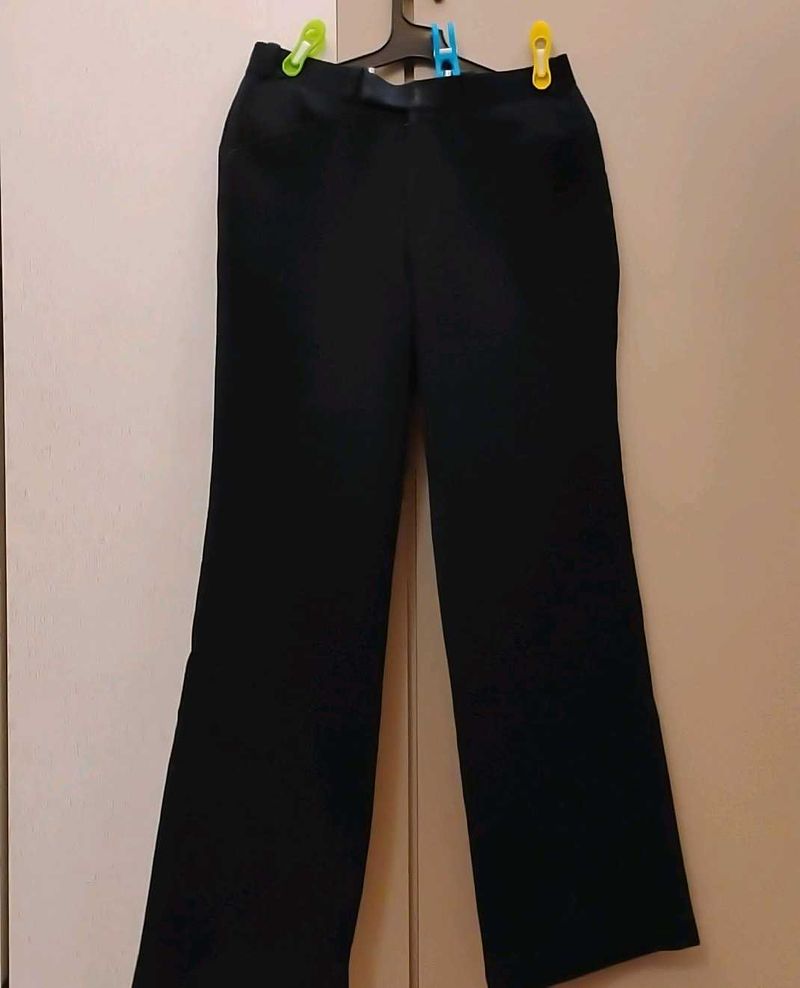 Black Wide Leg Trousers
