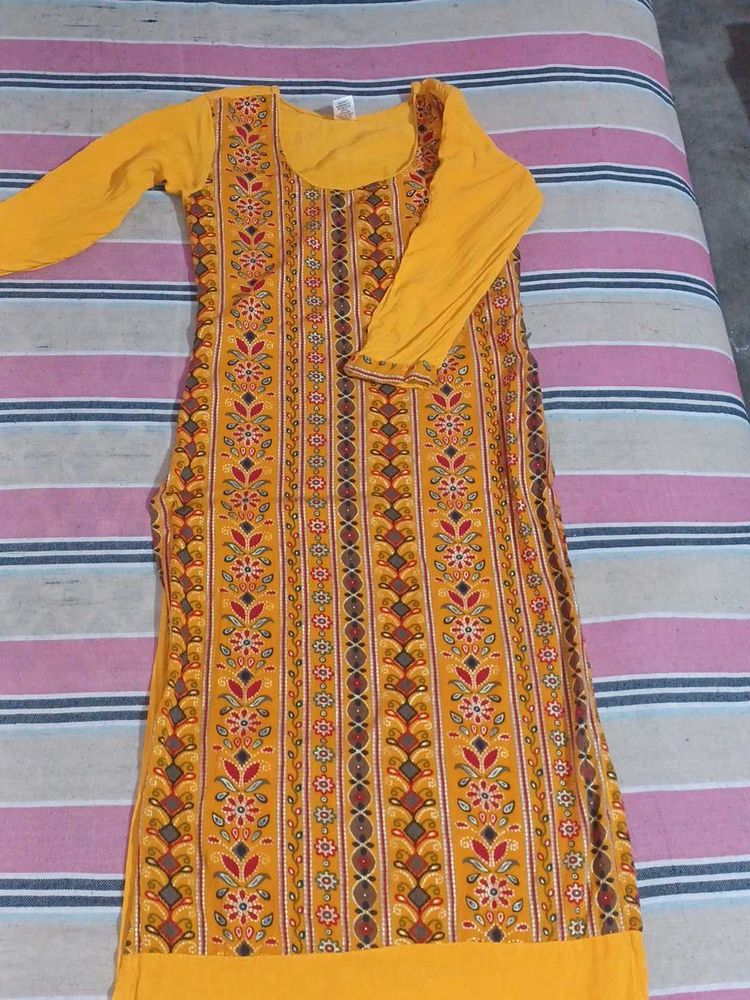 Elegant Yellow Kurta