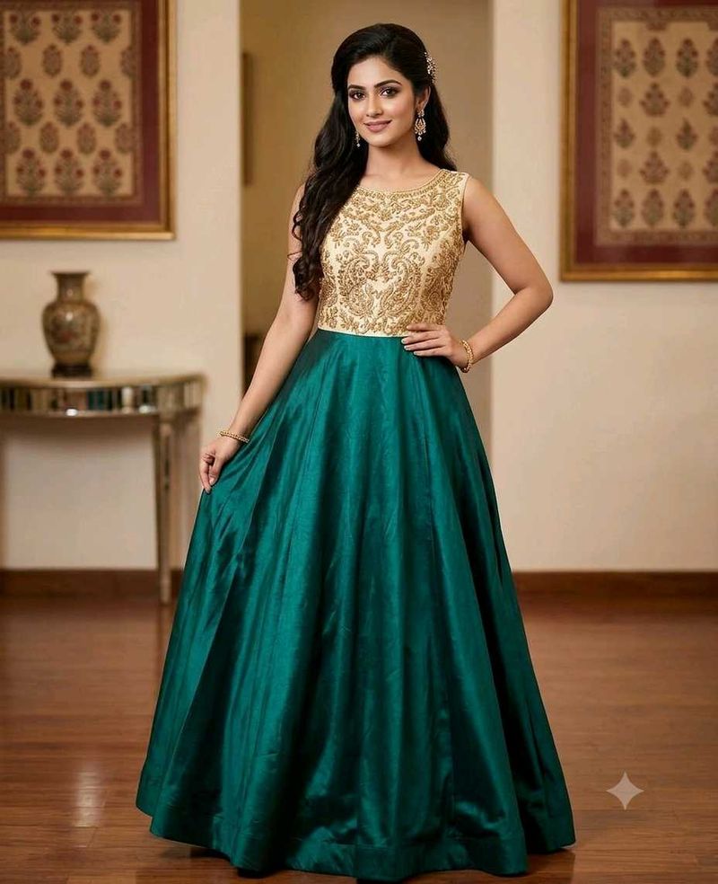 Stunning Emerald Green Gown