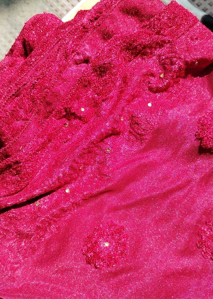Exquisite Fuchsia saree