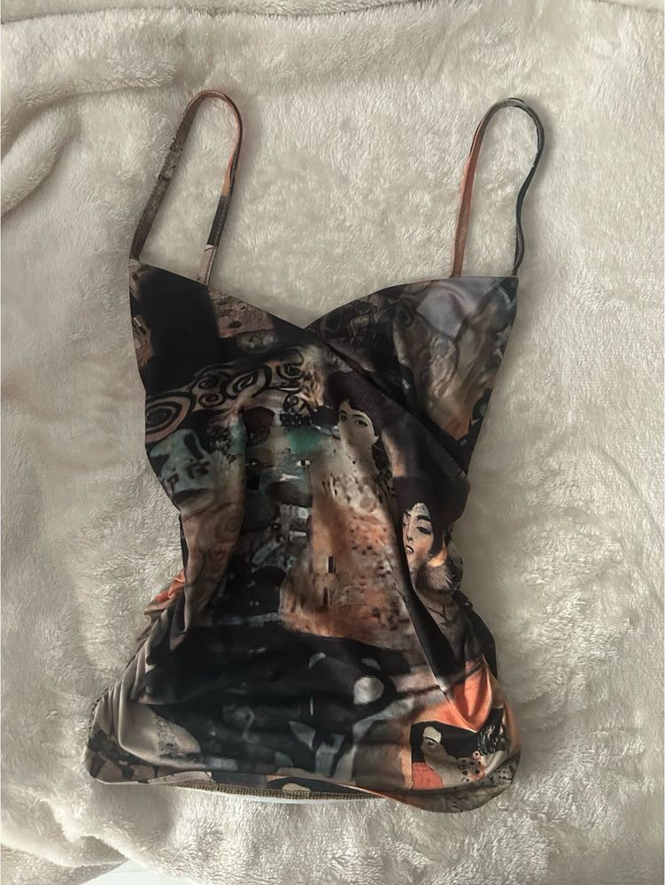 Artistic Print Camisole Top