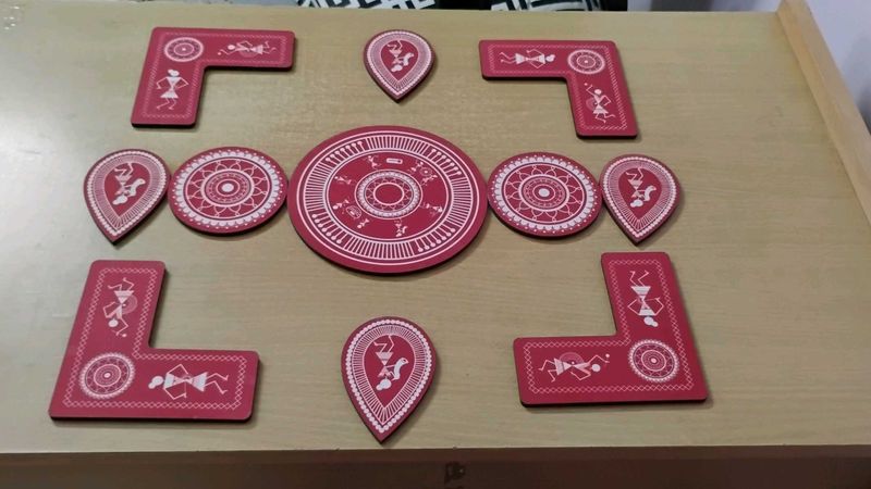 Warli Art Print DIY Rangoli decoration