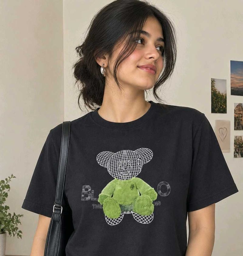 bauxer genz oversized cropped tshirt top