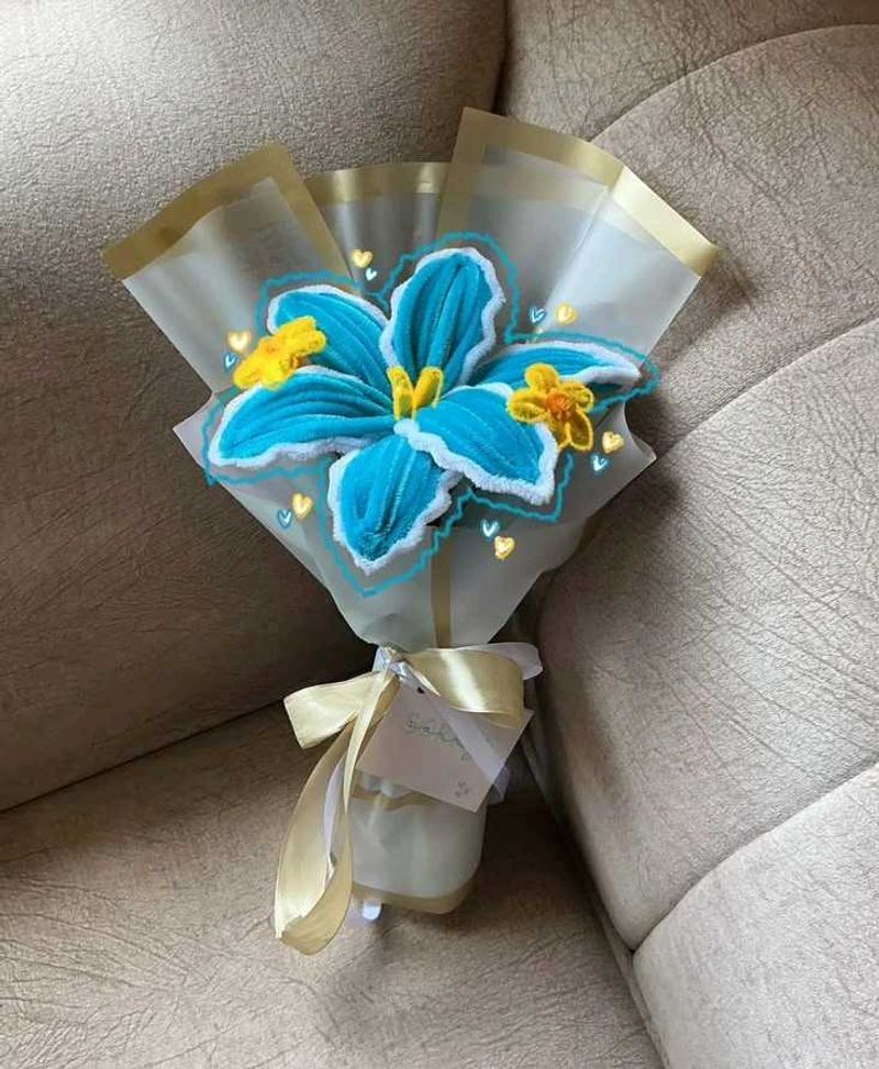 Handmade Crochet Flower Bouquet
