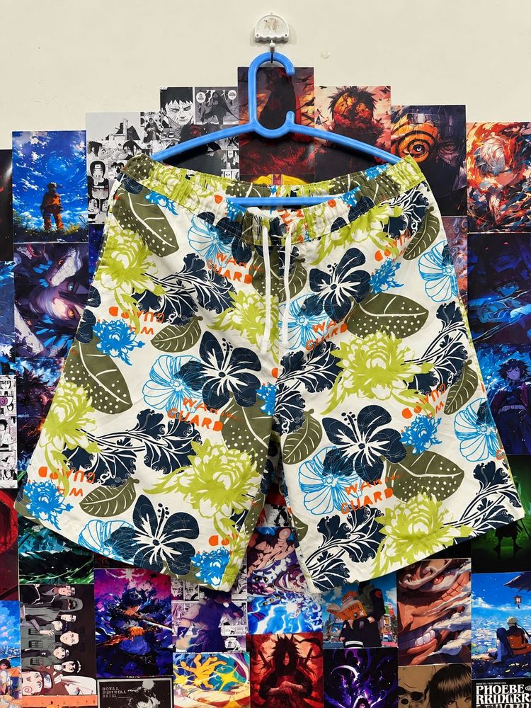 Tropical Print Men's Shorts