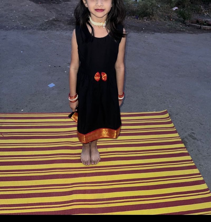 Beautiful Black Ethnic Dress for Girls