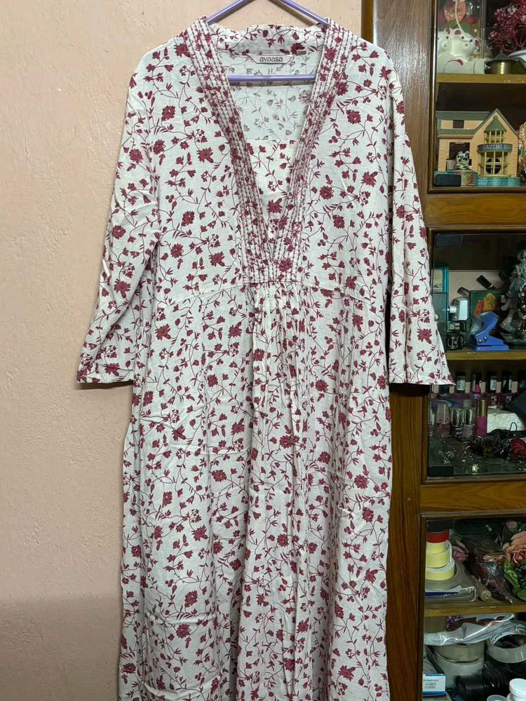 Floral Anarkali Kurta