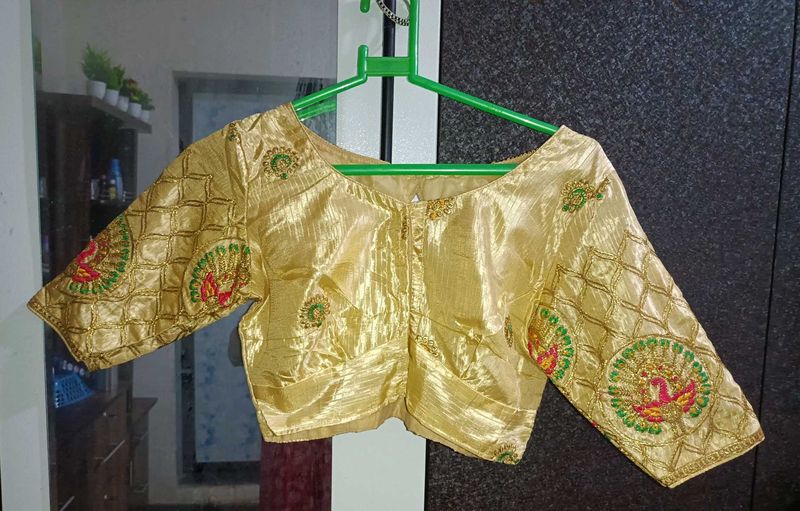 Gold Embroidered Blouse