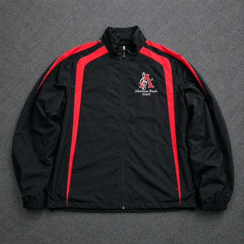 Vintage Black &amp; Red Track Jacket