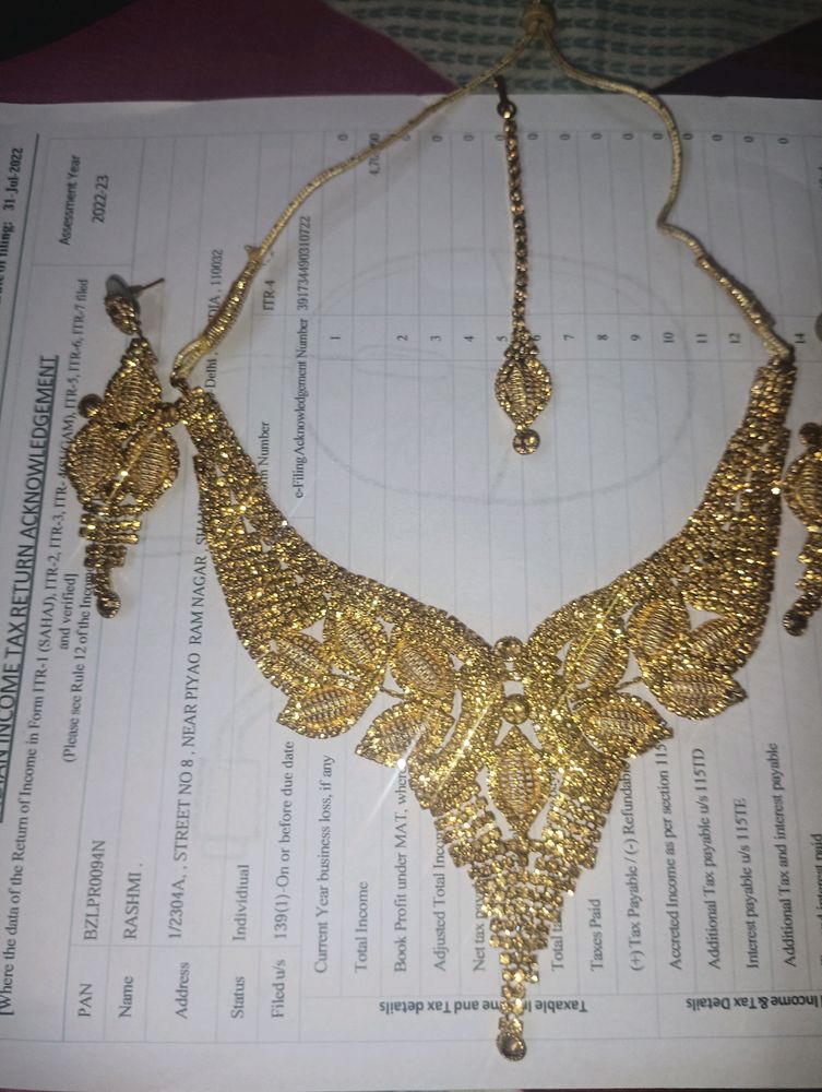 Golden Zarkan Set