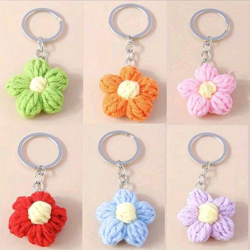 Flower Keychain Random colours 2 keychains