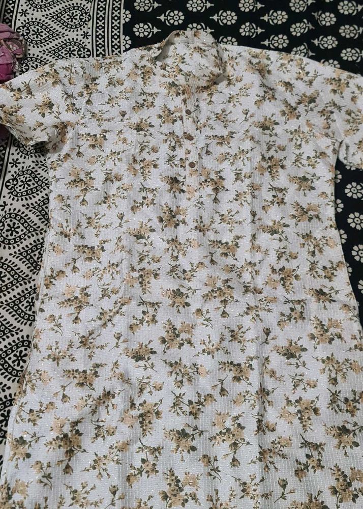 Floral Print Kurta
