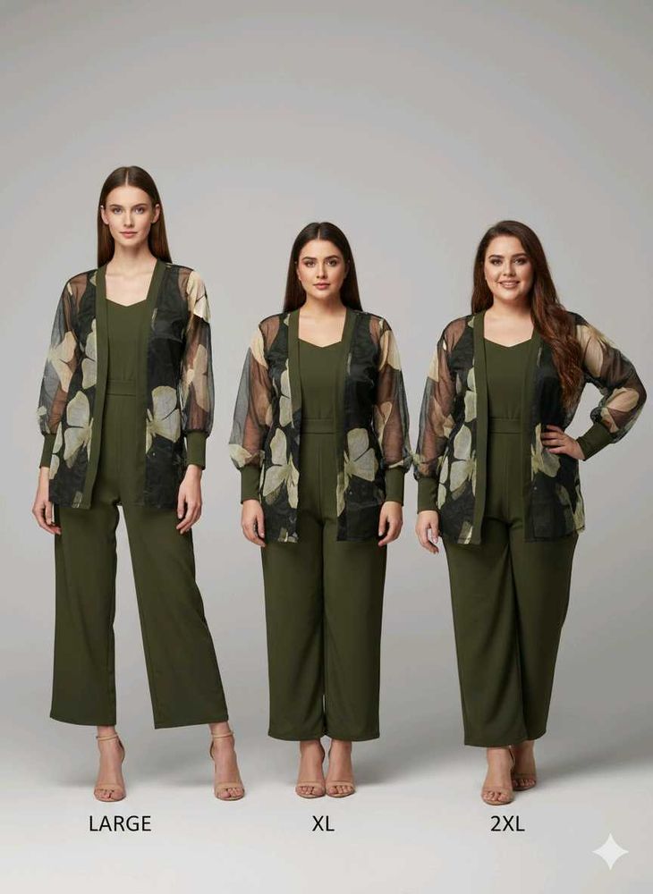 Stylish Olive Green Co-ord Set