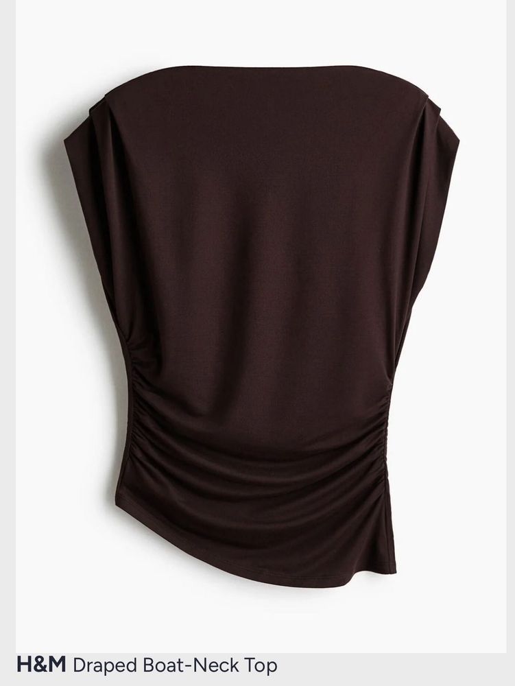 H&amp;M Ruched Detail Dolman Sleeve Top