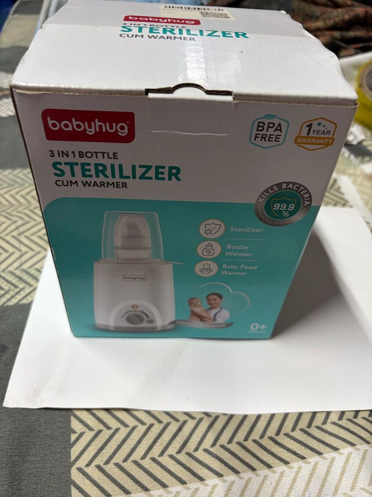 Babyhug 3-in-1 Bottle Sterilizer &amp; Warmer