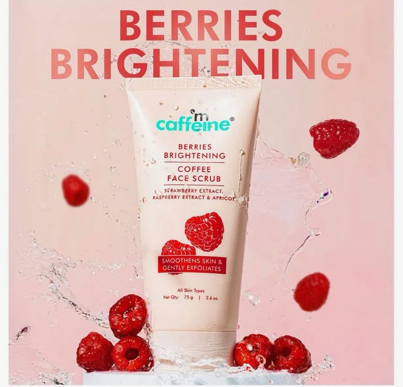 mCaffeine Berries Brightening Coffee Face Scrub
