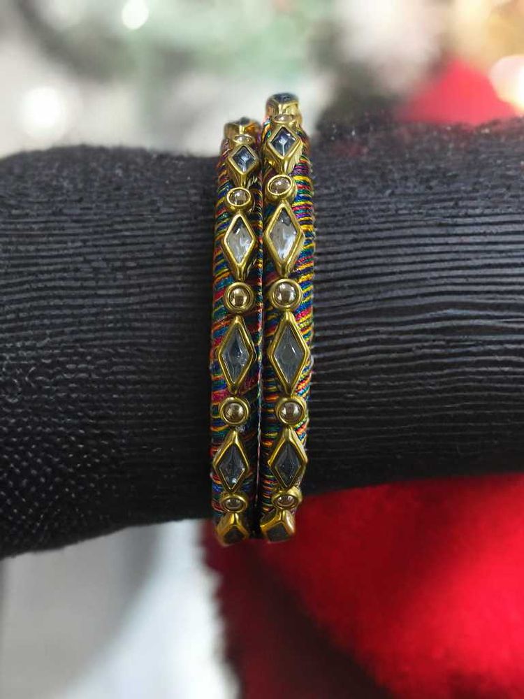 Elegant Beaded Bangle Set