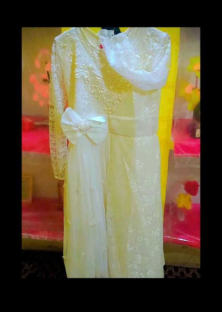 Elegant White Bridal gown