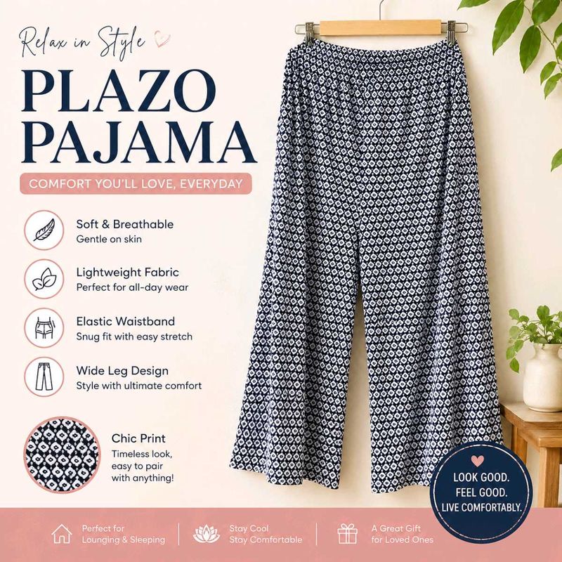 Stylish Plazo Pajama Pants