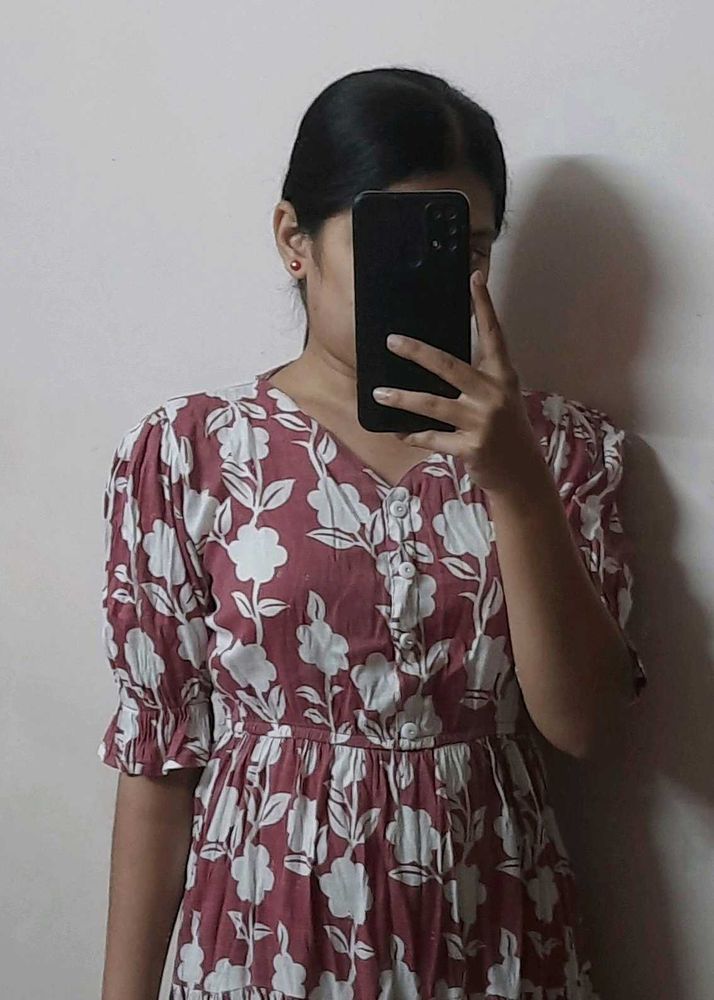 Rosewood Bloom Midi Dress💗