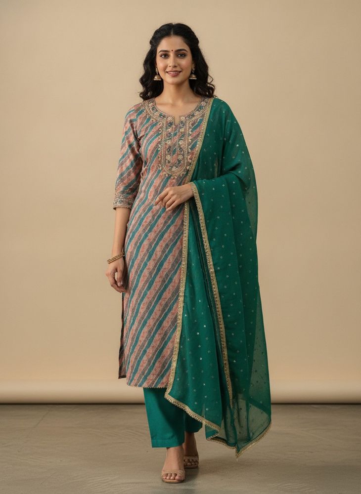 BRAND NEW UNSTITCHED THREE-PIECE SALWAR SUIT SET