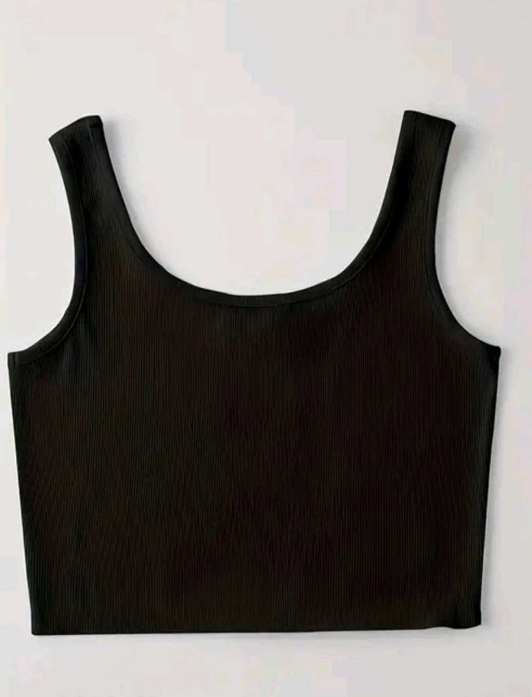 🔴 Clearance Sale 🔴 Ribbed Black Tank Top