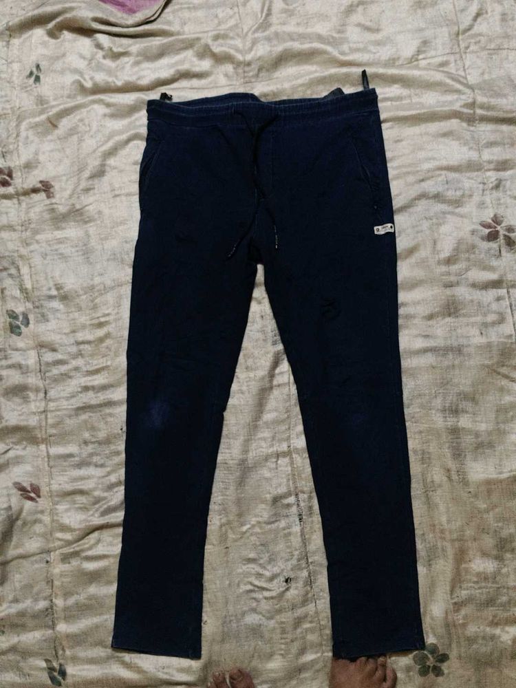 Men's Navy Jogger Pants