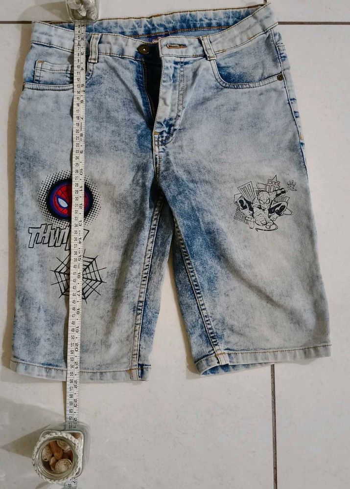 Spiderman Denim Shorts