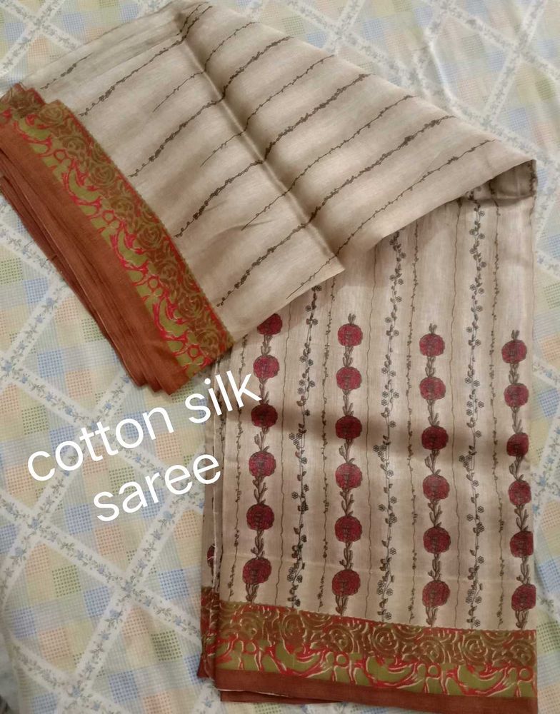 Cotton Silk Saree
