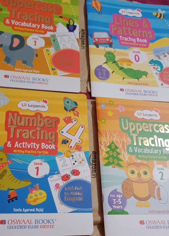 KIDS OSWAAL BOOKS (2-4YRS , 3-5YRS )