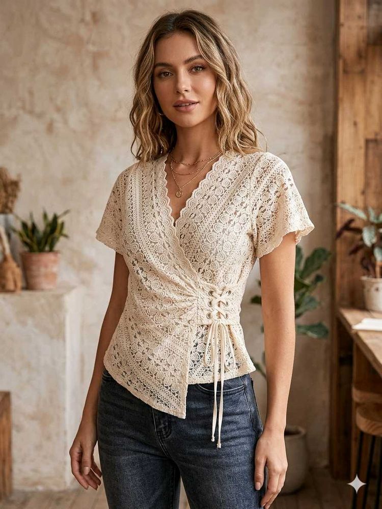 Boho Lace Corset Top