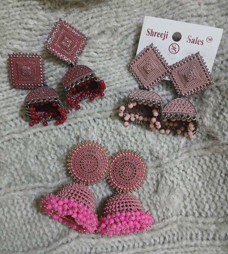 Combo of 3 Earring (Jhumka)